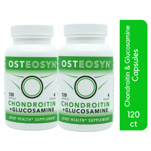 Chondroitin 1200+ with Glucosamine (120 capsules per pack) 2pk