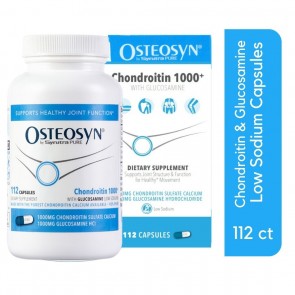 Osteosyn Chondroitin 1000+ with Glucosamine Low Sodium (112 capsules)